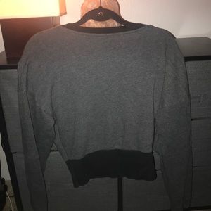 Open back sweater